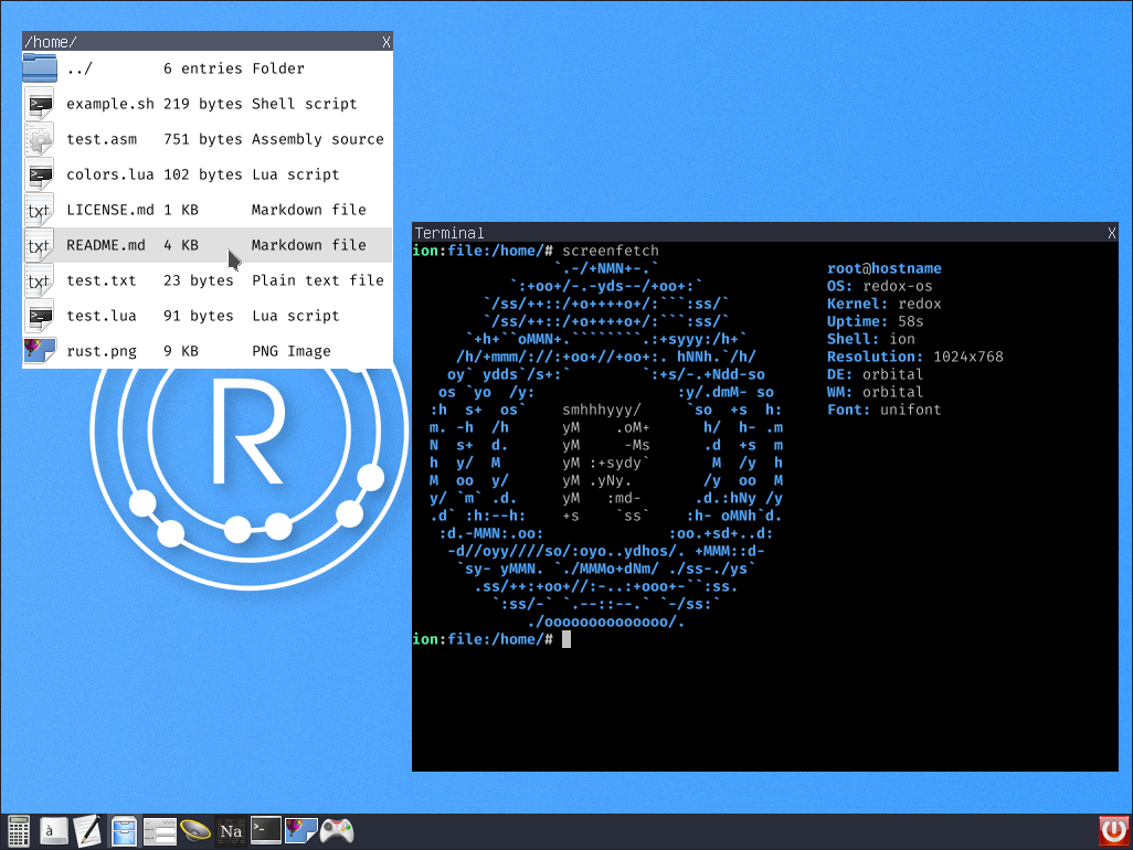 redox screenshot